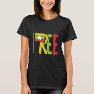 T-shirt Myanmar libre