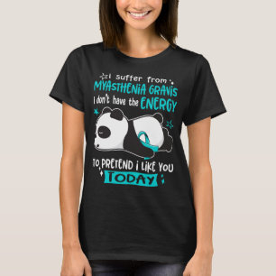 T-shirt Myasthenia Gravis Sensibilisation Mois Ribbon Cade