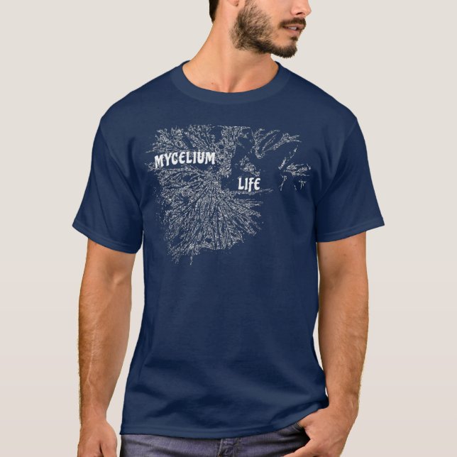 T-shirt Mycelium Life v2  Mushroom Grower Mycology Lover (Devant)