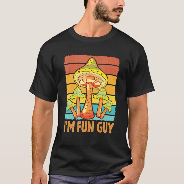 T-shirt Mycologie des champignons Chasseur de champignon C (Devant)