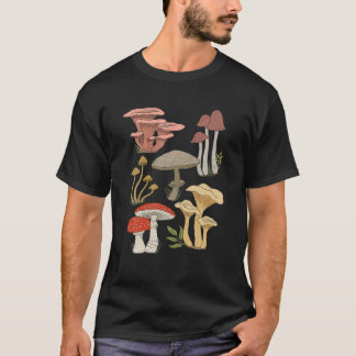 T-shirt Mycologie des champignons de Goblincore Cottagecor
