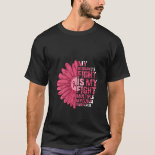 T-shirt Myélome multiple chez les femmes Le combat de mon 