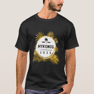 T-shirt Mykonos 2023 Travel Team Greece Tour Vacation