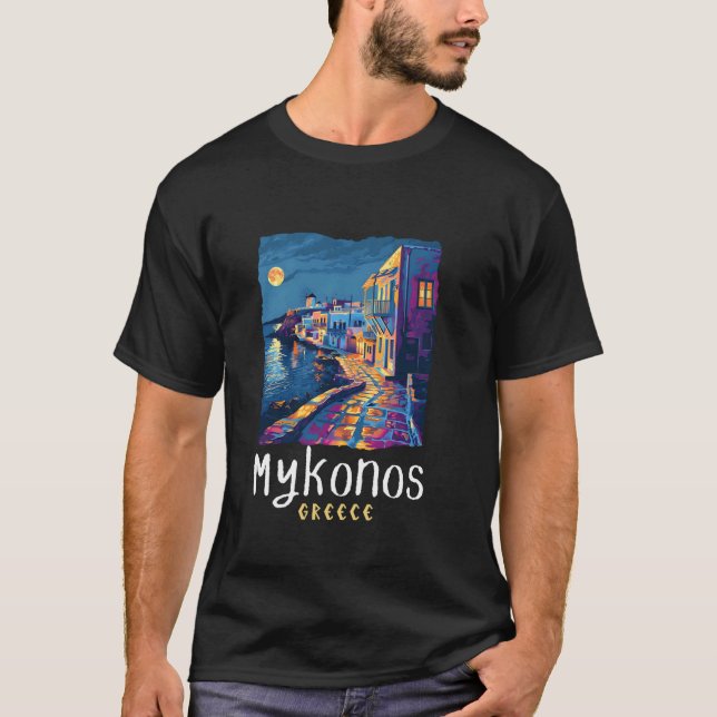T-shirt Mykonos Grèce Mykonos (Devant)