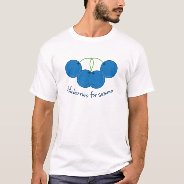 T-shirt Myrtilles pour l'été (Devant)