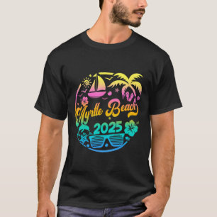T-shirt Myrtle Beach 2025 Family Vacation Beach Correspond