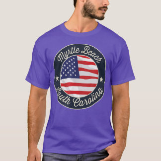 T-shirt Myrtle Beach - Patriotic South Carolina Souvenir T