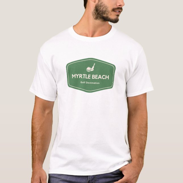 T-shirt Myrtle Beach South Carolina Destination Golf (Devant)
