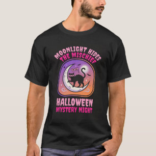 T-shirt Mystère du Masque de la Lune d'Halloween