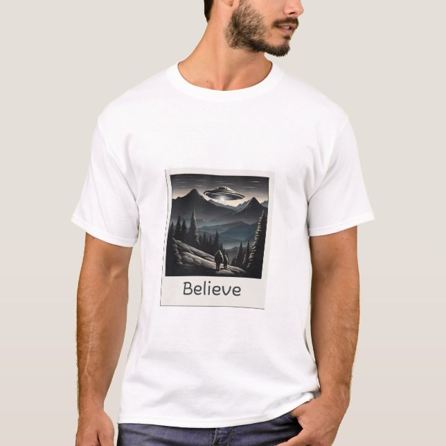 T-shirt Mystères des montagnes (Devant)