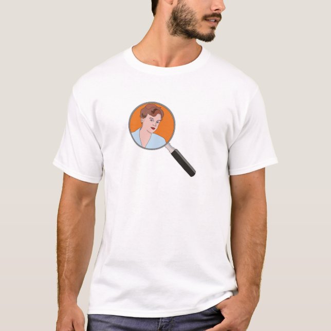 T-shirt Mystères du meurtre Inspecteur et écrivain (Devant)