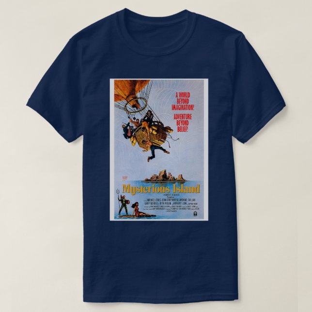 T-shirt Mysterious Island 1961 (Design devant)