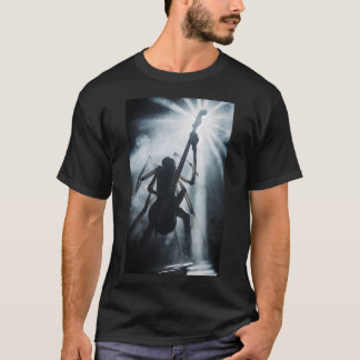 T-Shirt Mysterious Spider Bassiste Lumières de Scè