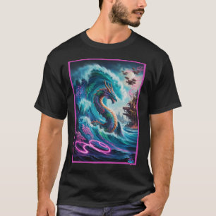 T-shirt Mystic H2O Dragon Sea Serpent Design