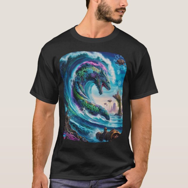 T-shirt Mystic H2O Neon Leviathan (Devant)