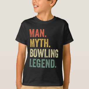 T-shirt Mythe de l'homme drôle de l'équipe de bowling Lége