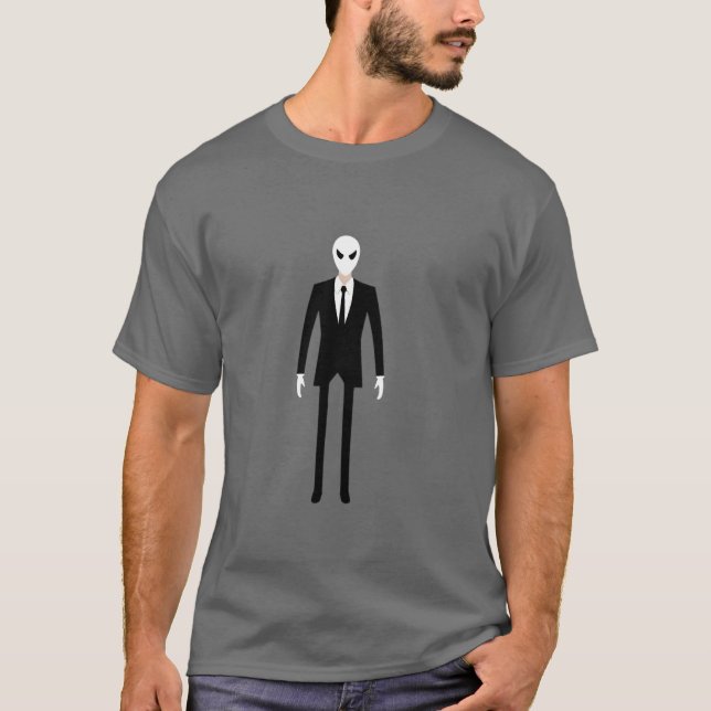 T-shirt mythe de l'homme mince légende effrayant (Devant)