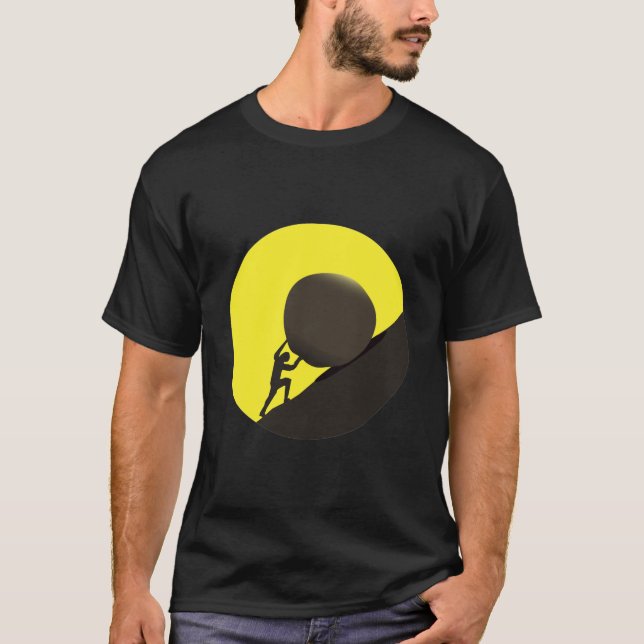 T-shirt mythe de Sisyphus (Devant)