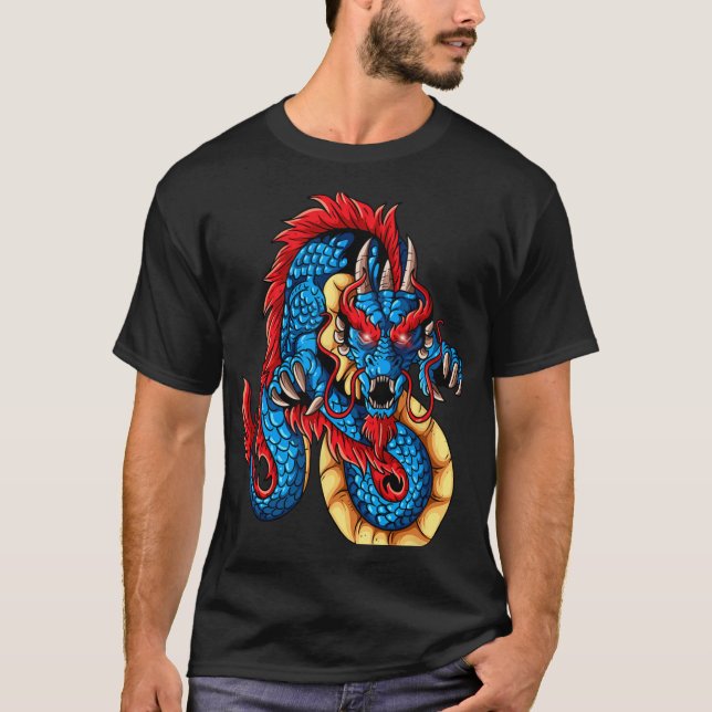 T-shirt Mythical Creatures China New Year Chinese New Year (Devant)