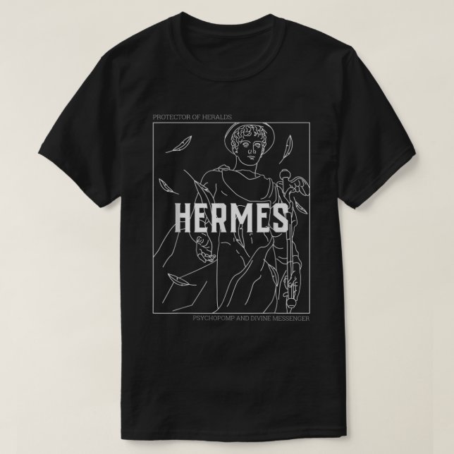 T-shirt Mythologie grecque Hermès Messager des dieux (Design devant)