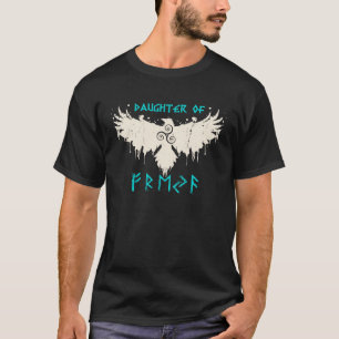 T-shirt Mythologie Norse Triskele Fille De Freyja Shield