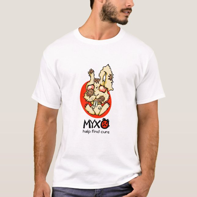 T-shirt Myxomatose, demi-cure (Devant)