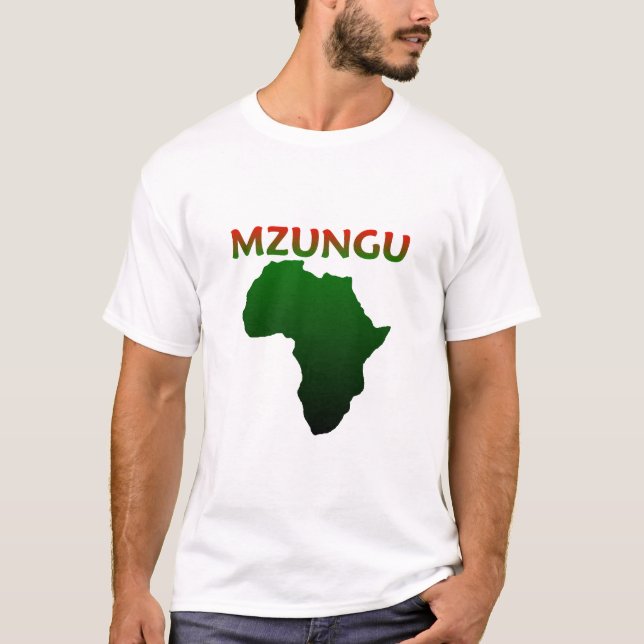 T-shirt mzungu 8 (Devant)