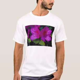 T-shirt N.A. États-Unis, Géorgie, Savannah. Azalée en fleu
