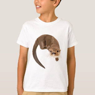 T-shirt N est pour le Otter de la rivière néotropicale