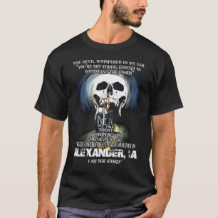T-shirt N sous-estimez jamais un homme d'ALEXANDER IA