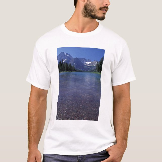 T-shirt NA, États-Unis, Montana, Glacier National PArk. (Devant)