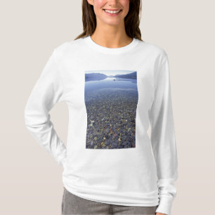 T-shirt NA, États-Unis, Montana, Glacier NP Roches dans le