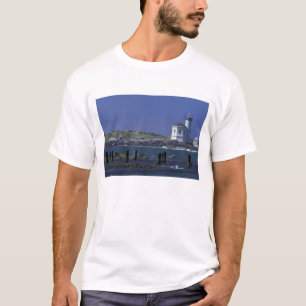 T-shirt NA, États-Unis, Oregon, Bandon, Phare de Coquille