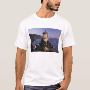 T-shirt NA, États-Unis, Oregon, Phare de Heceta Head,