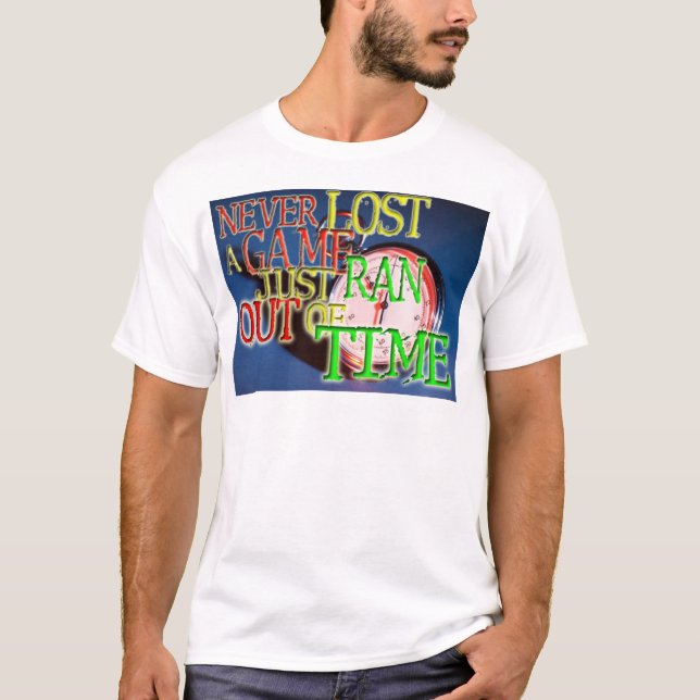 T-shirt N'a jamais perdu un jeu (Devant)