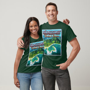 T-SHIRT NA PALI CÔTE - KAUAI ISLAND - HAWAII USA