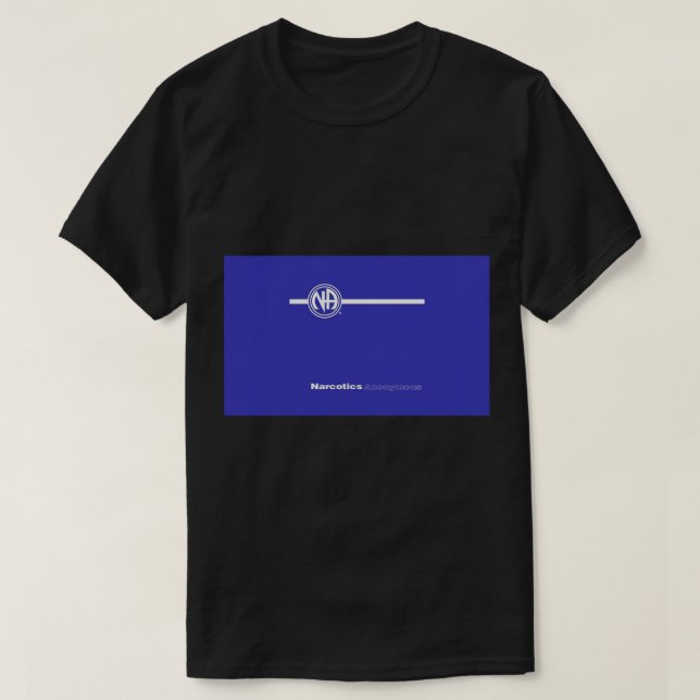 T-shirt NA Texte de base Narcotiques Anonyme Cadeau Café (Design devant)