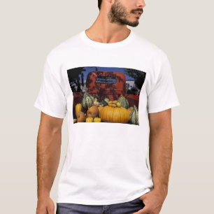 T-shirt NA, USA, Nouveau Mexique, Taos. Le Chili se tient 