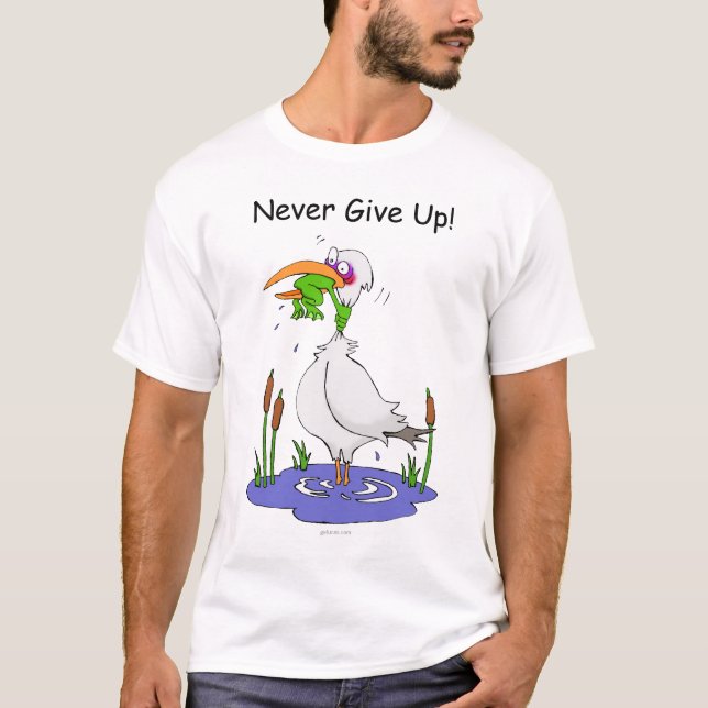 T-shirt N'abandonnez jamais (Devant)