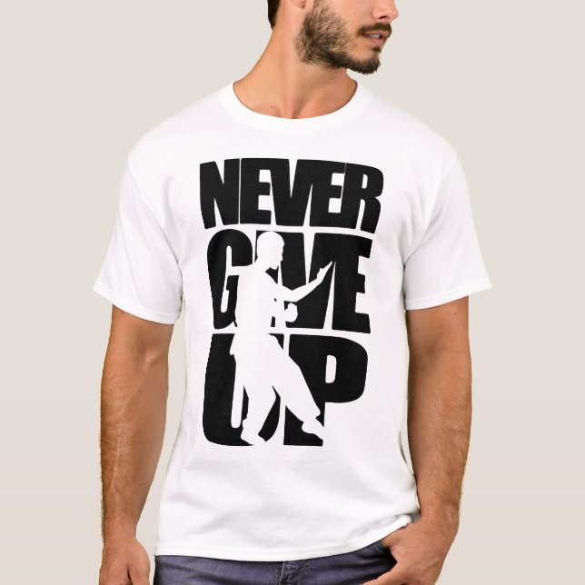 T-shirt N'abandonnez jamais Wing Chun (Devant)