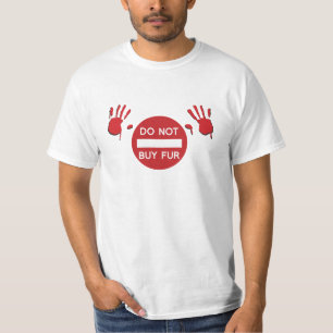 T-shirt N'achetez pas de fourrure
