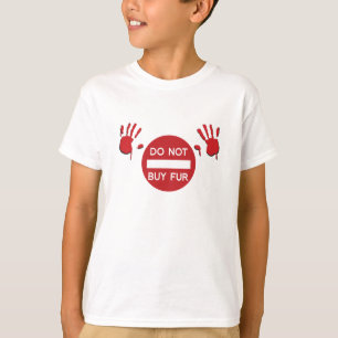 T-shirt N'achetez pas de fourrure