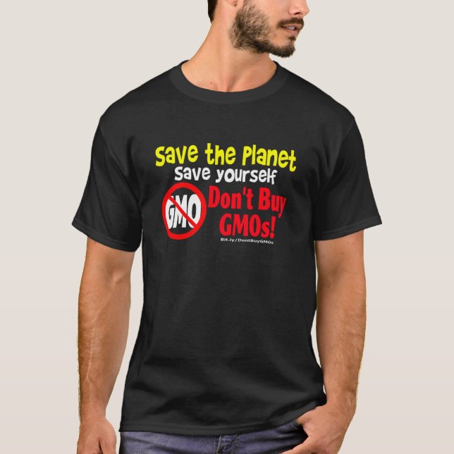 T-shirt N'achetez pas les OGM (Devant)
