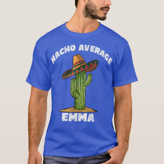 T-shirt Nacho Moyenne EmmaPersonnalisé Cactus Sombrero Art