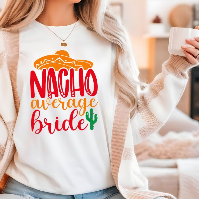 T-shirt Nacho Moyenne Mariée Espagnol Sombrero Funny Maria (Créateur téléchargé)