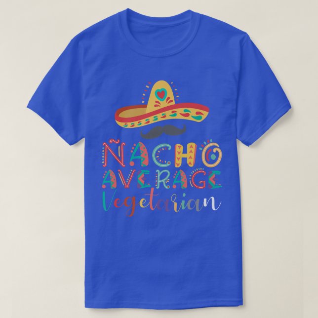 T-shirt Nacho Moyenne Végétarienne Cinco De Mayo (Design devant)