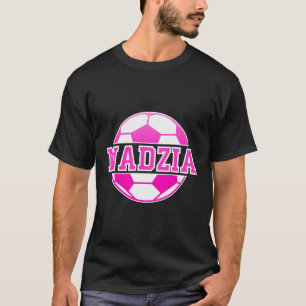 T-shirt Nadzia Nom Soccer Jouer Football Sports Fan Balls