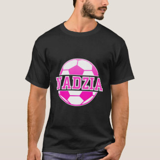 T-shirt Nadzia Nom Soccer Jouer Football Sports Fan Balls