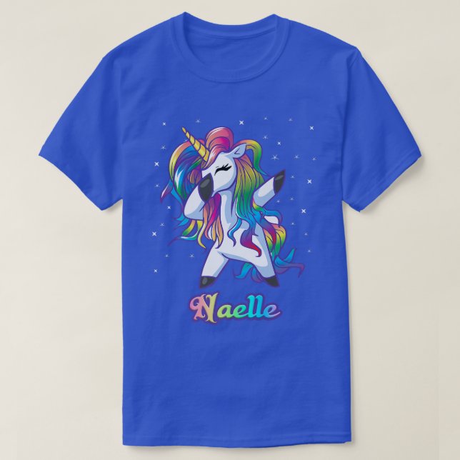 T-shirt NAELLE Unicorn Cadeaux Pour Filles Cadeaux Anniver (Design devant)