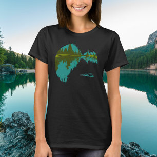 T-shirt Nage en eau libre dans le lac forestier